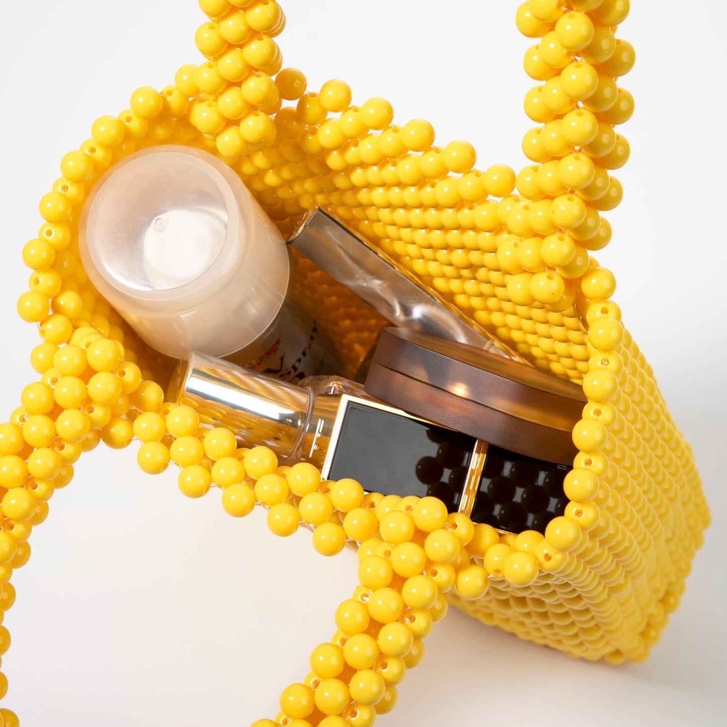 Yellow Top-Handle Clutch