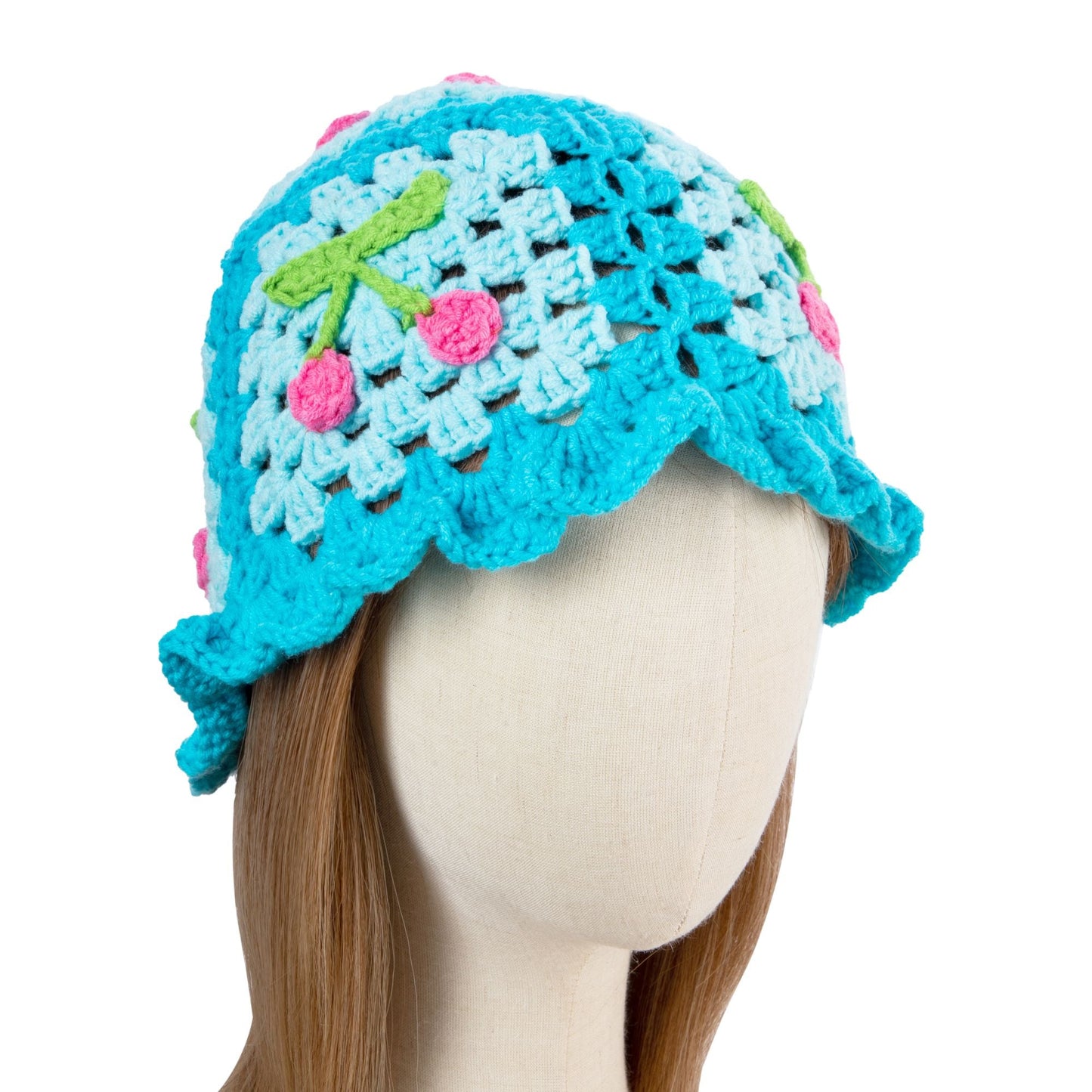 Cherry Blue Hat