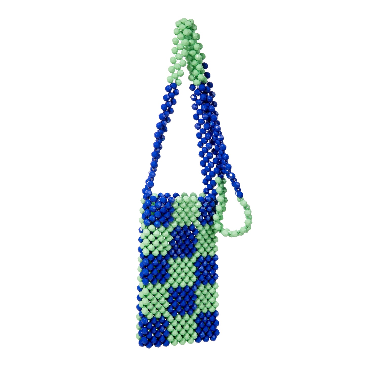 Green Blending Chequered Shoulderbag