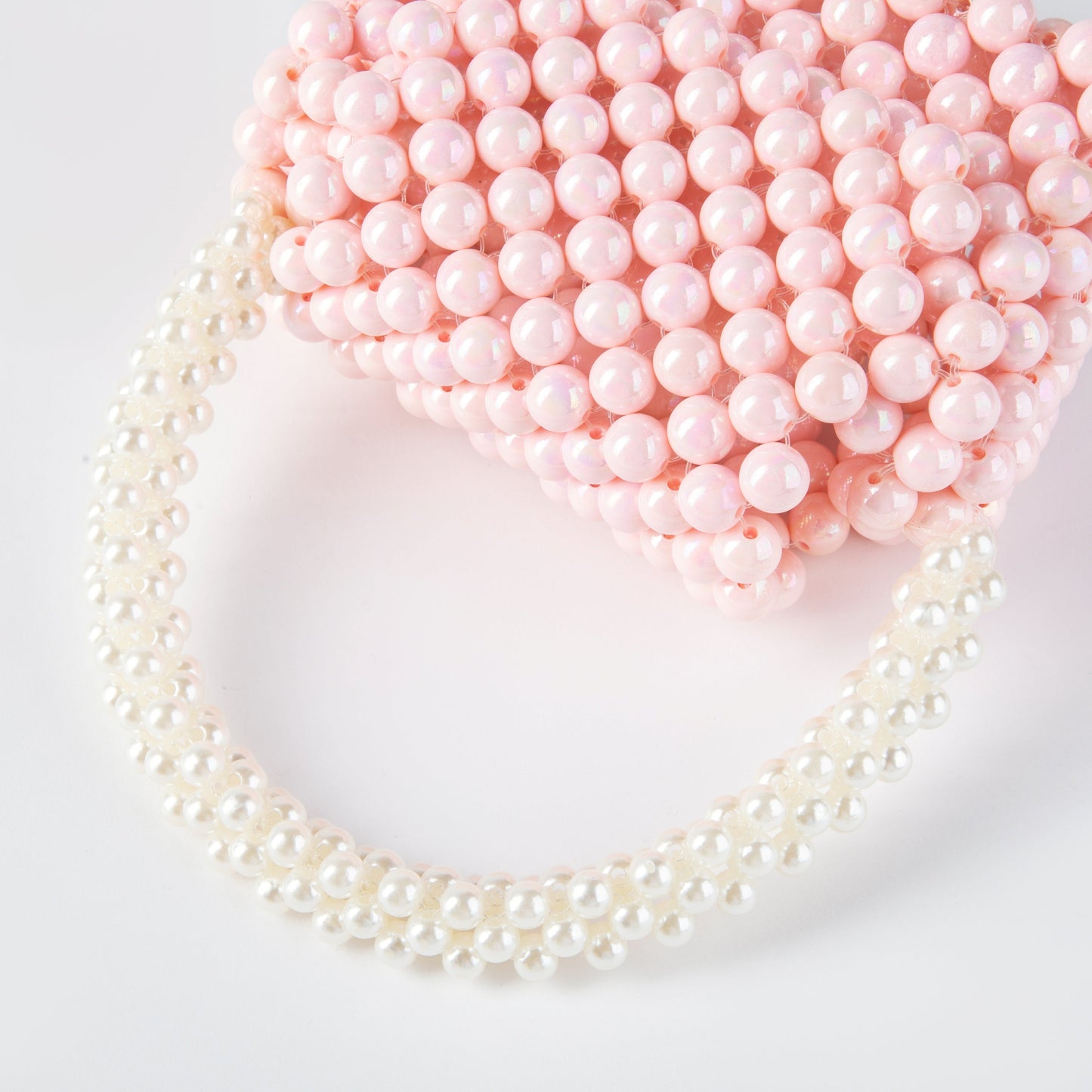 Pink Pearl Box Clutch