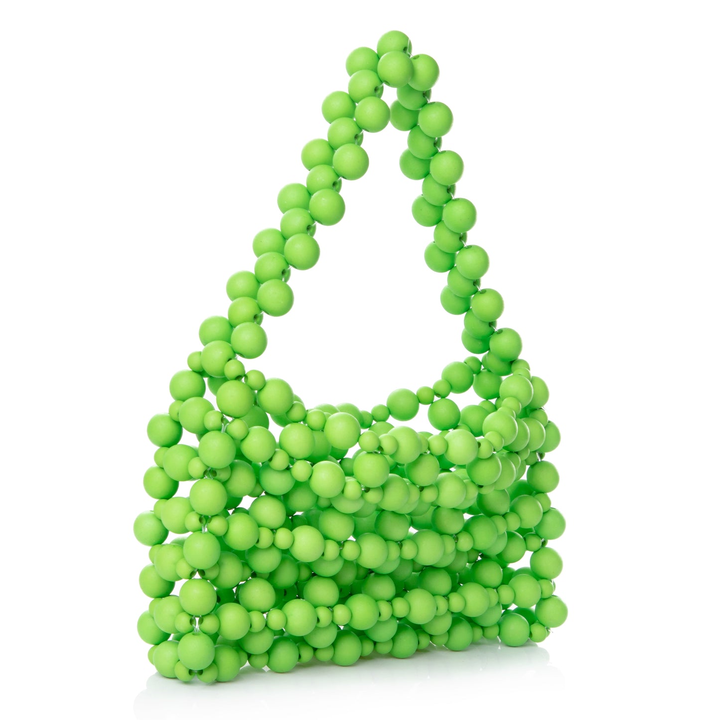 Rubber Green Bead Clutch