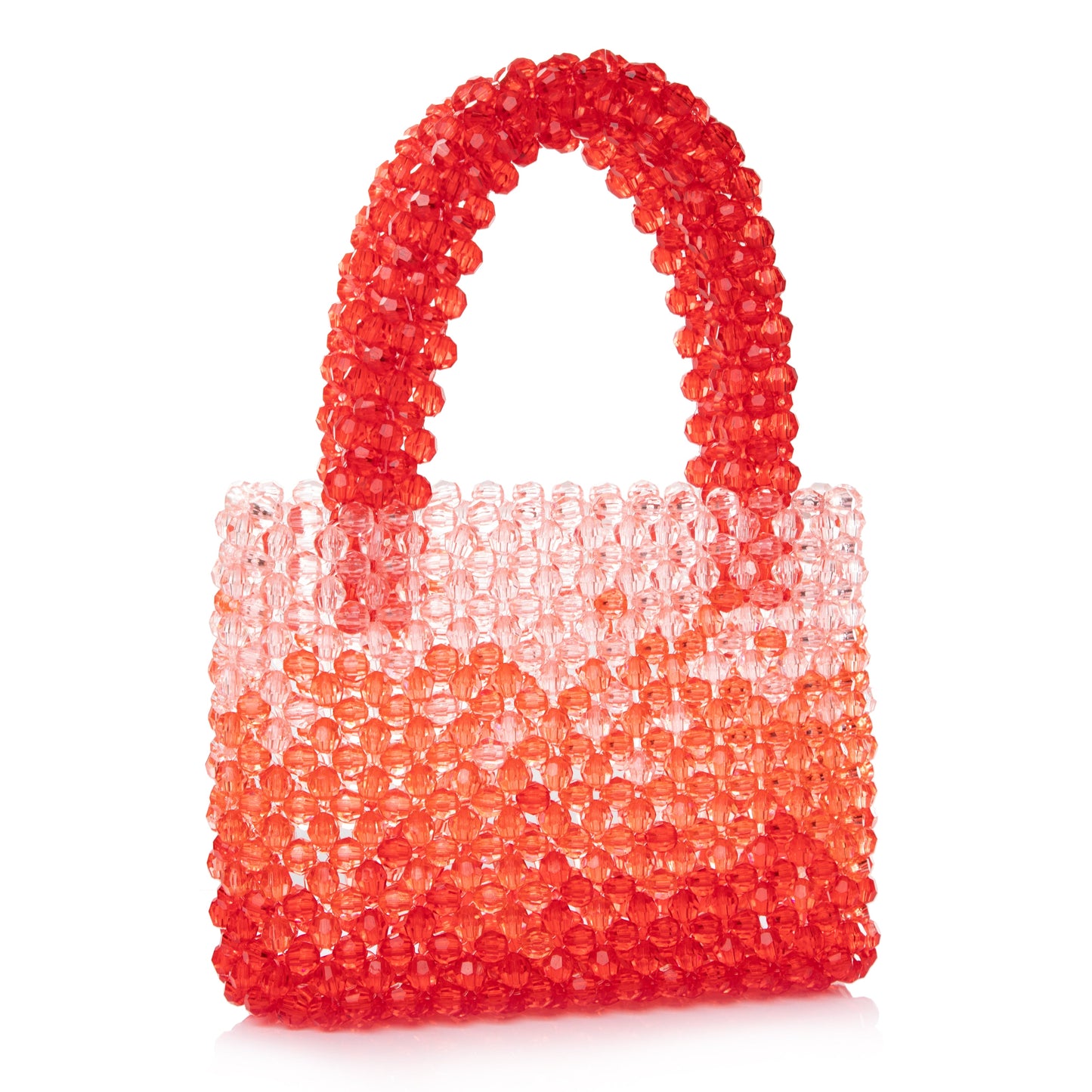 Gradient Translucent Red Clutch