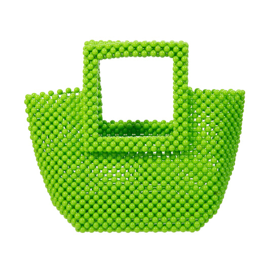 Green Beaded Tote