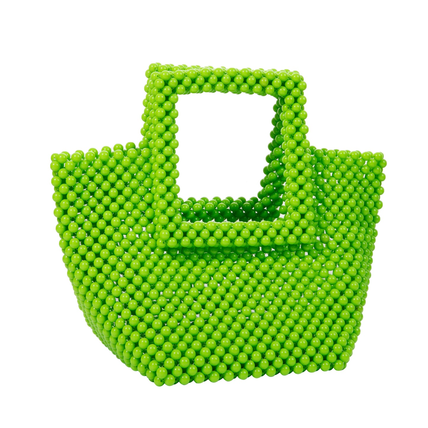 Green Beaded Tote