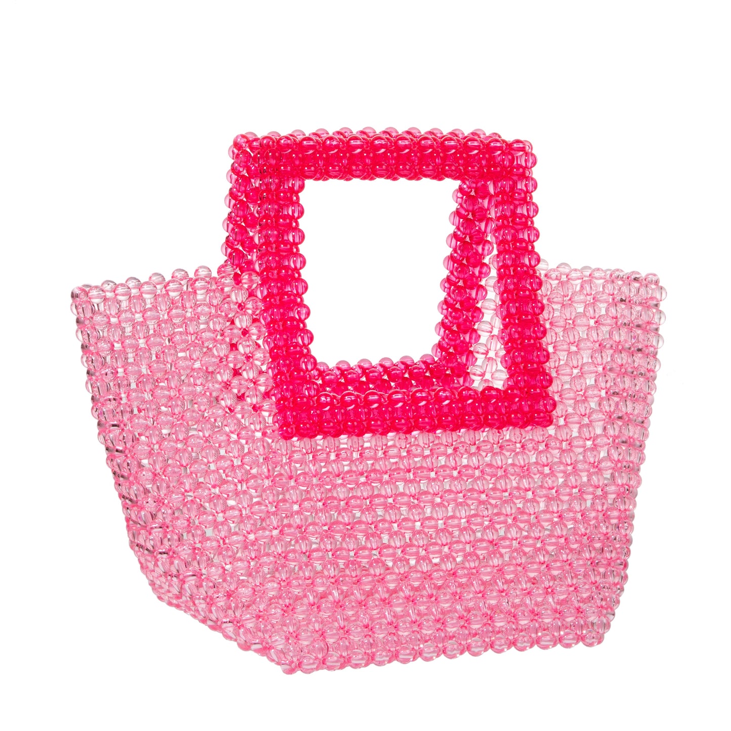 Pink Beaded Tote