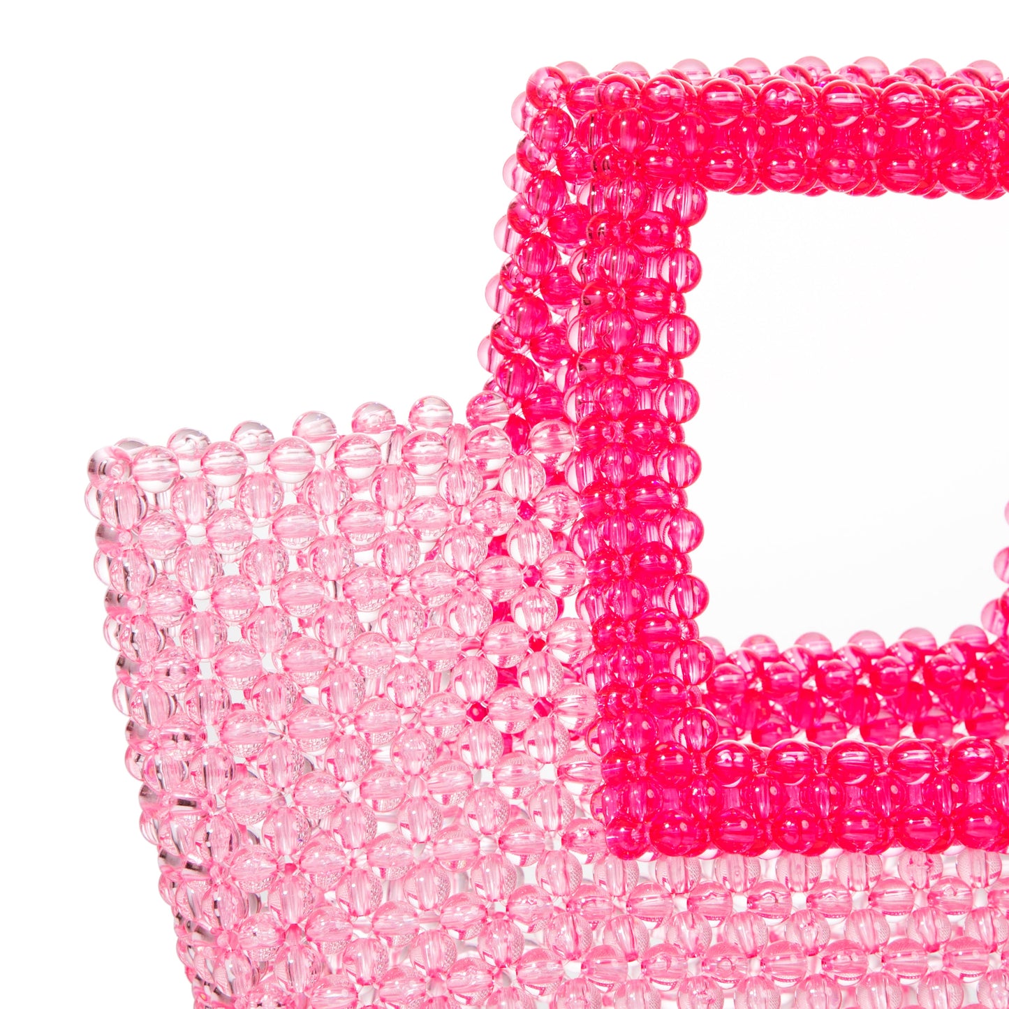 Pink Beaded Tote