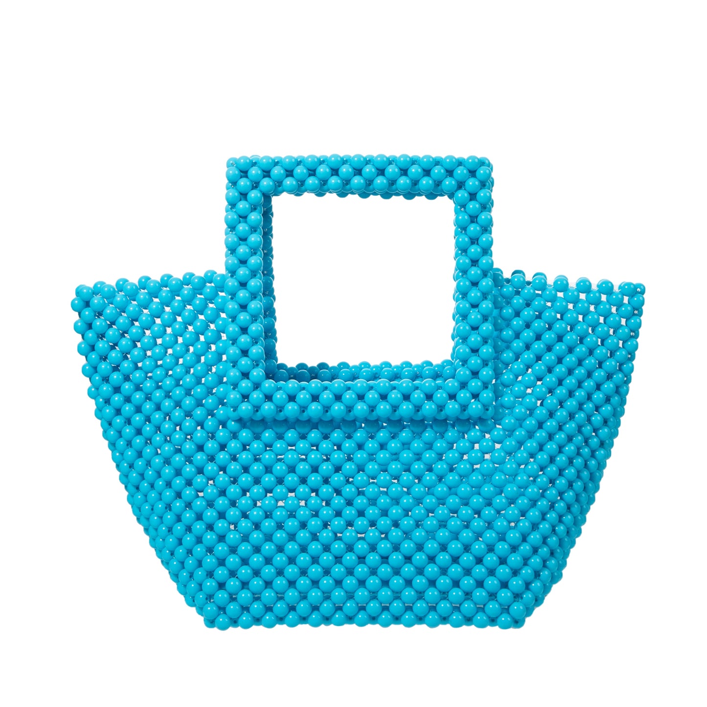 Blue Beaded Tote