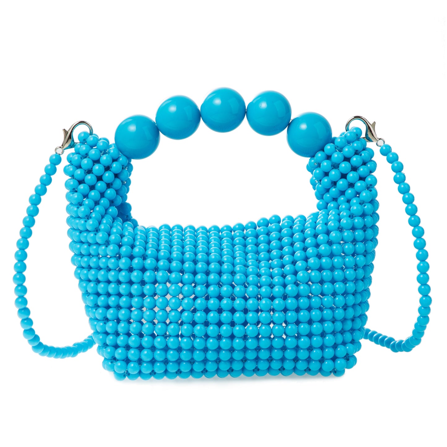 Beaded Blue Handbag