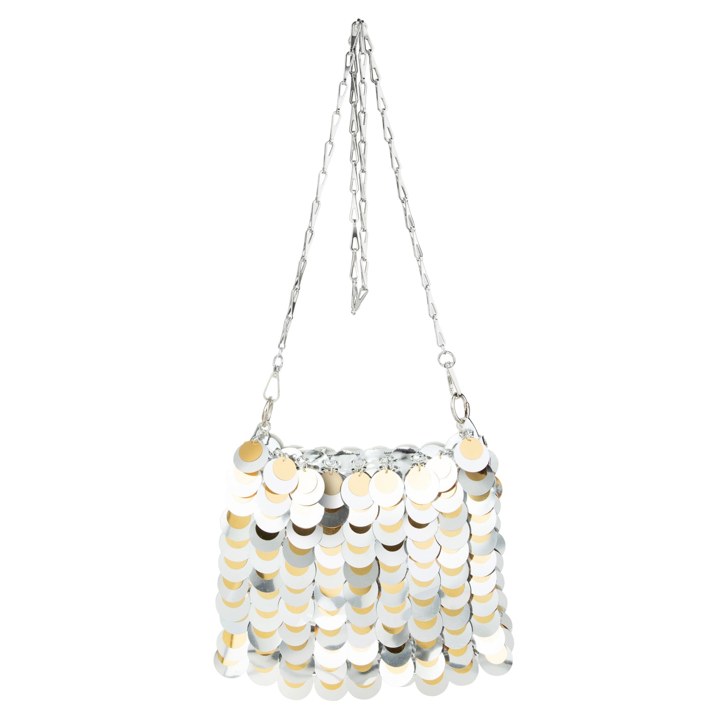 Plastic Sequin Crossbody Bag