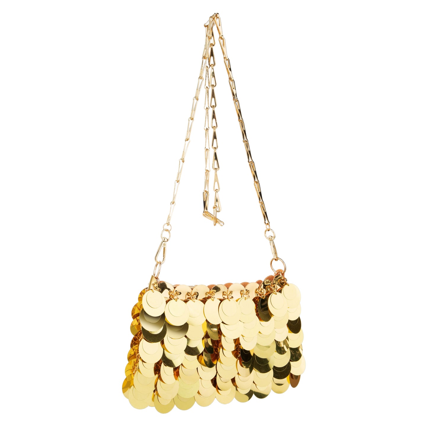 Plastic Sequin Crossbody Bag