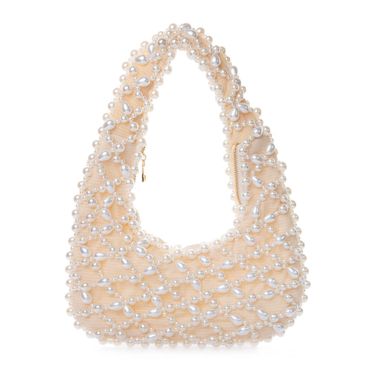 Artisanal Pearl Clutch L