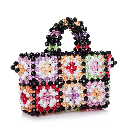 Bohemian Diamond Beaded Bag