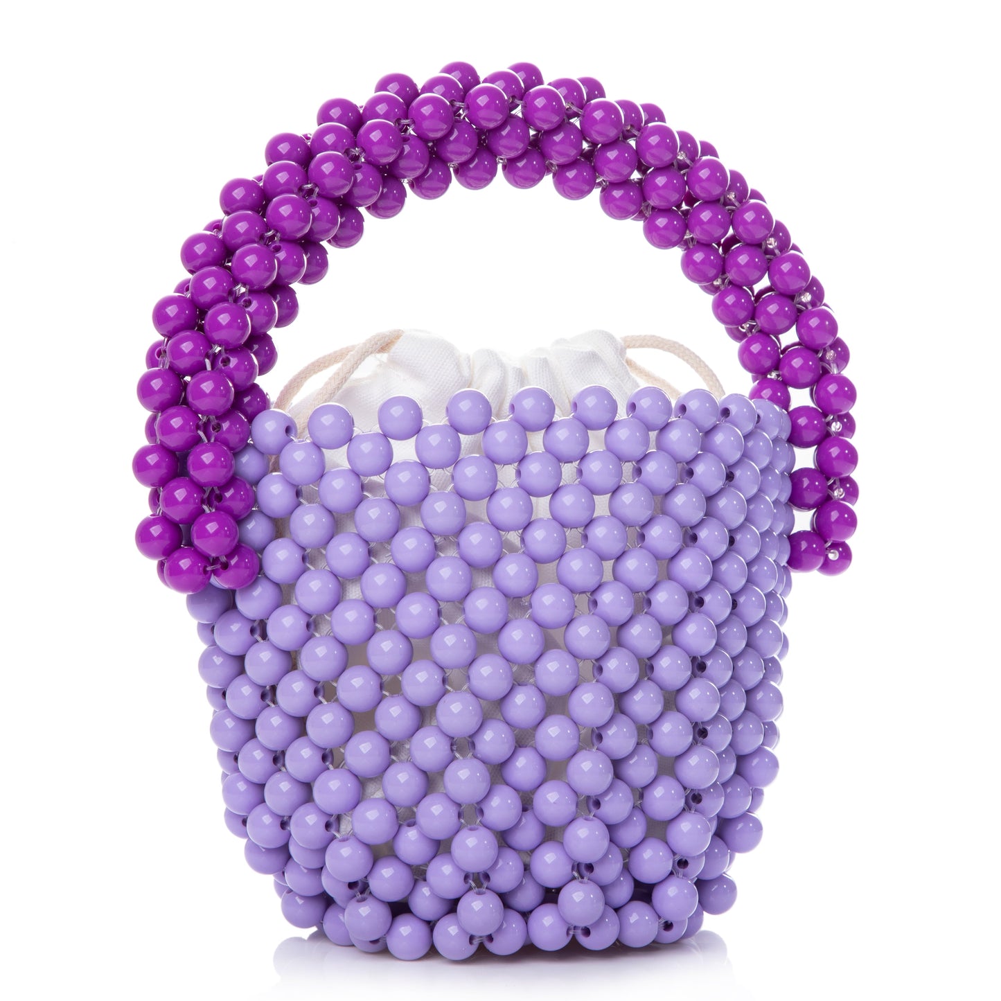 Beaded Purple Bucket