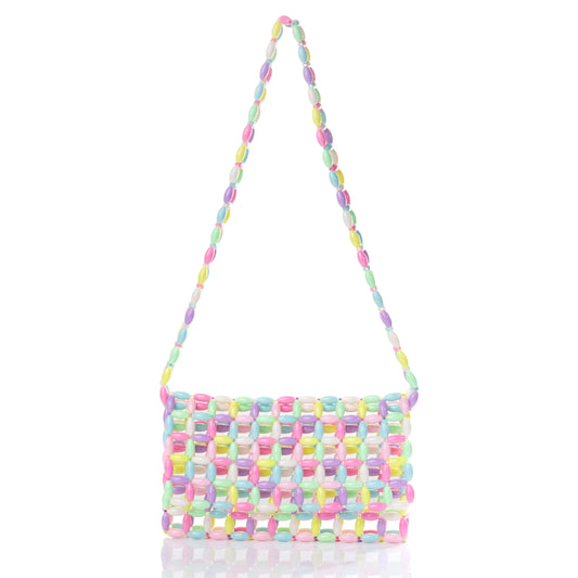 Colorful Plastic Beads Shoulderbag