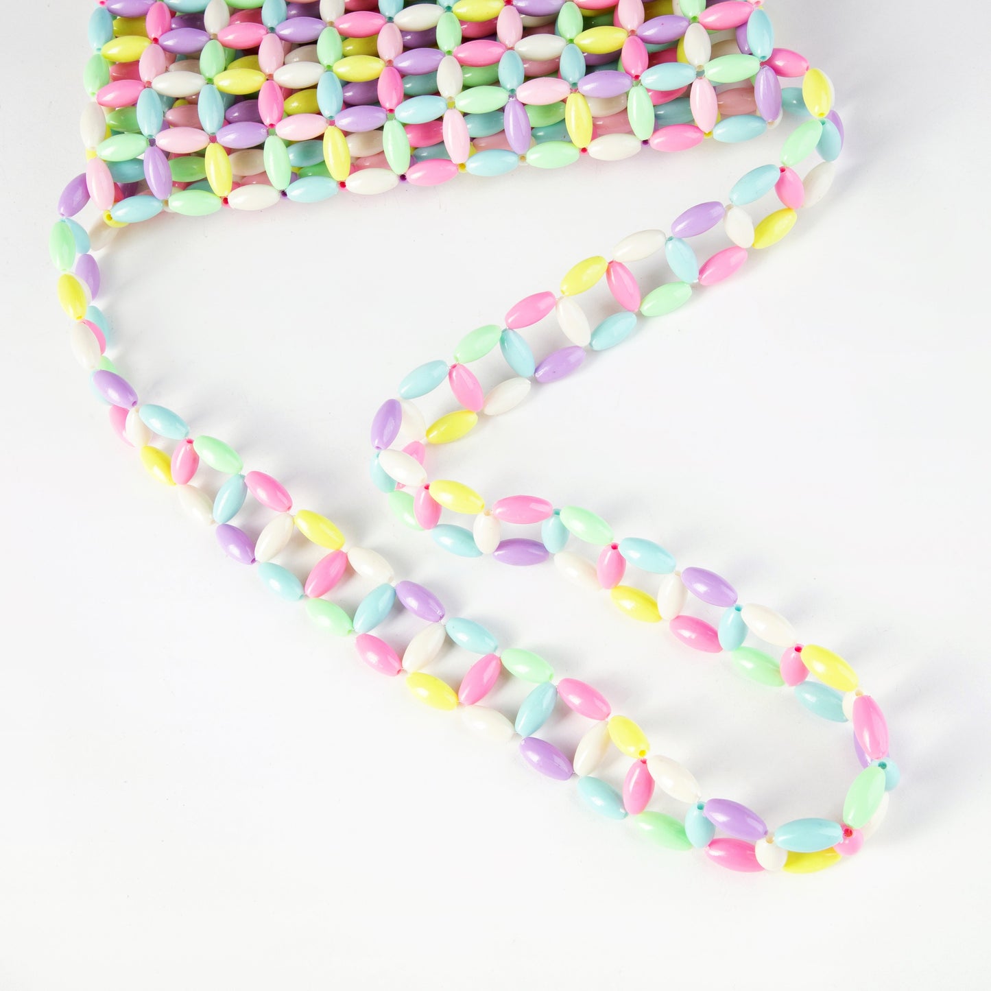 Colorful Plastic Beads Shoulderbag