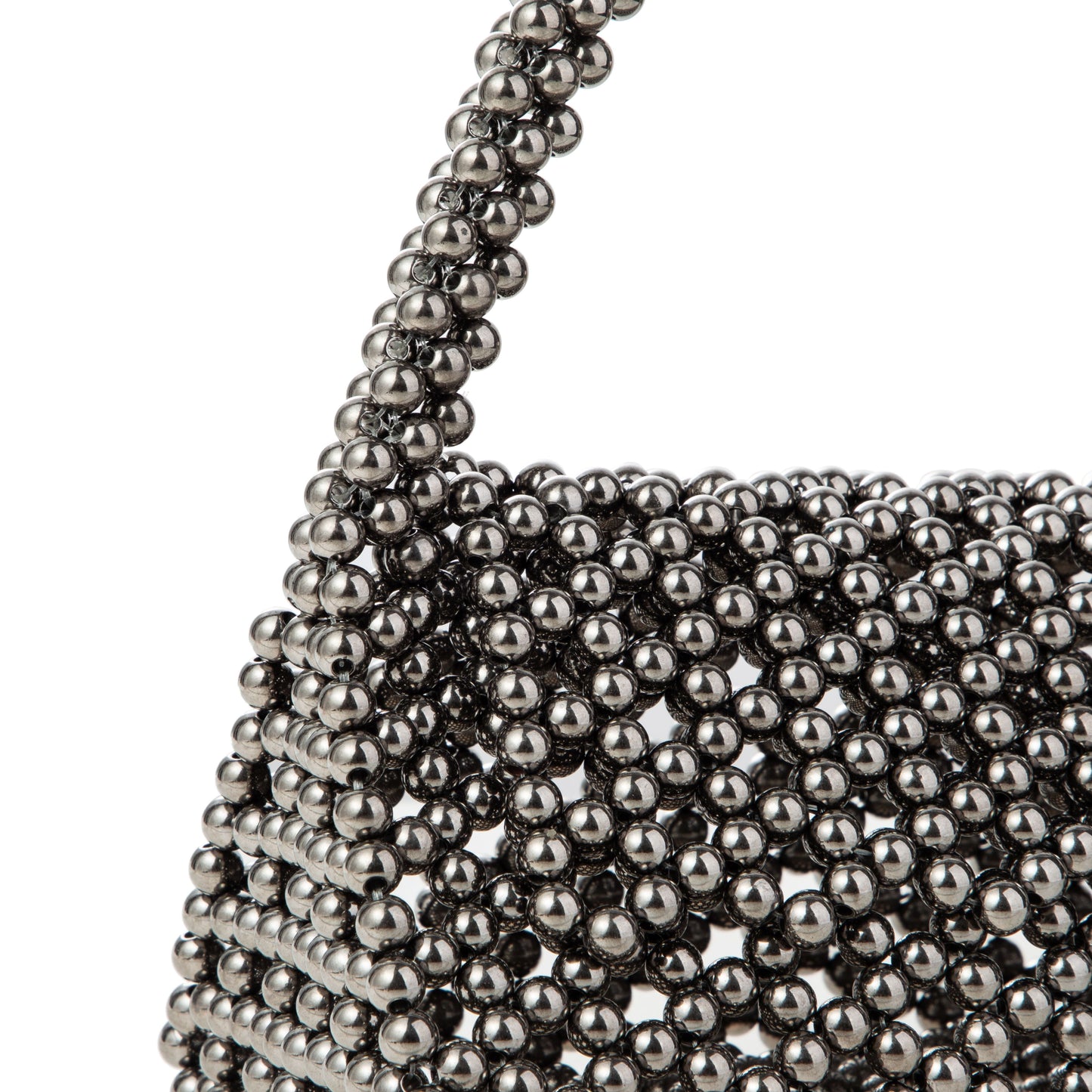 Gunmetal Triangle Clutch