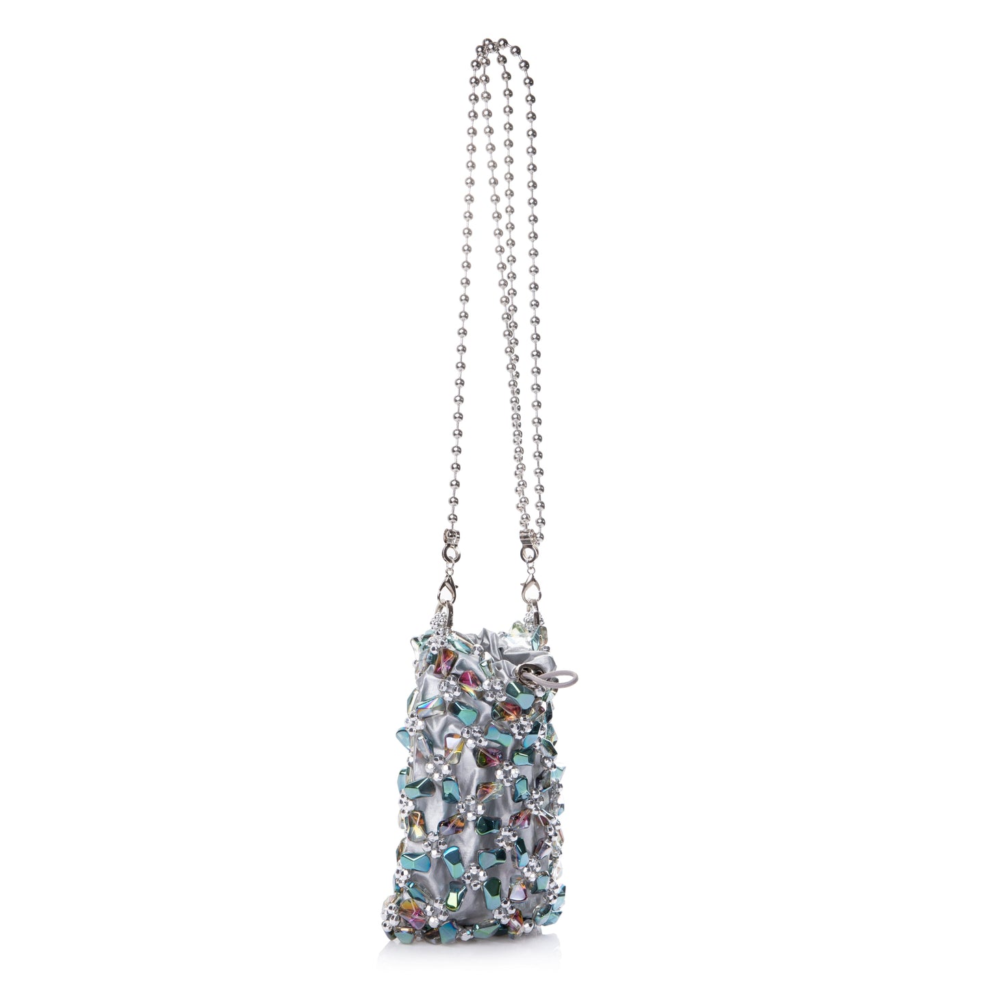 Plastic Sequin Shoulder Bag