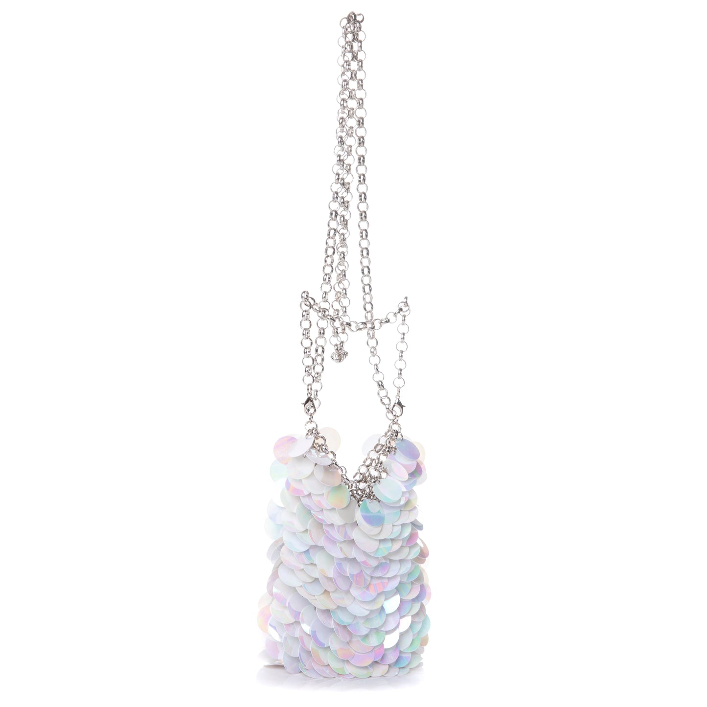 Plastic Sequin Shoulder Bag