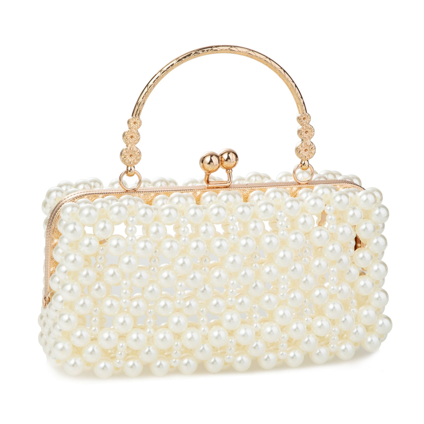 Long Pearl Wallet Handheld Clutch