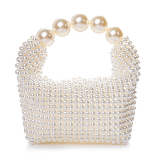 Pearl Beaded Clutch