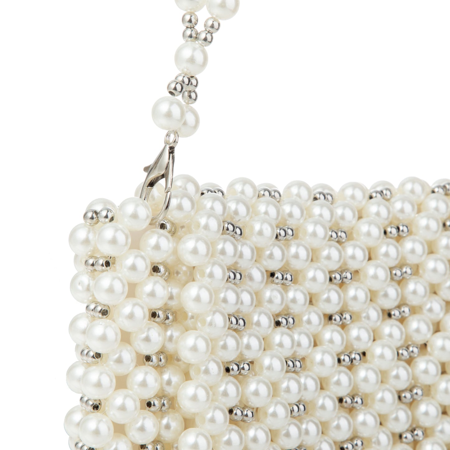 Faux Pearl Crossbody Bag