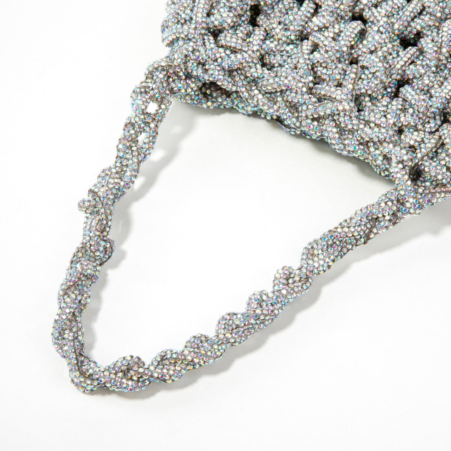 Rhinestone-Embellished Handbag