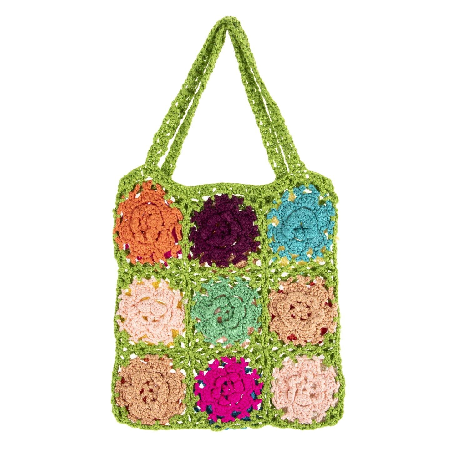 Crochet Flower Tote