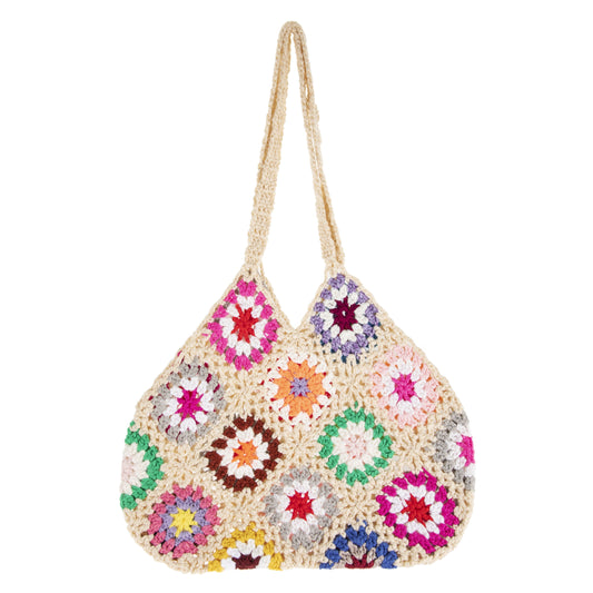 Crochet Flower Handbag