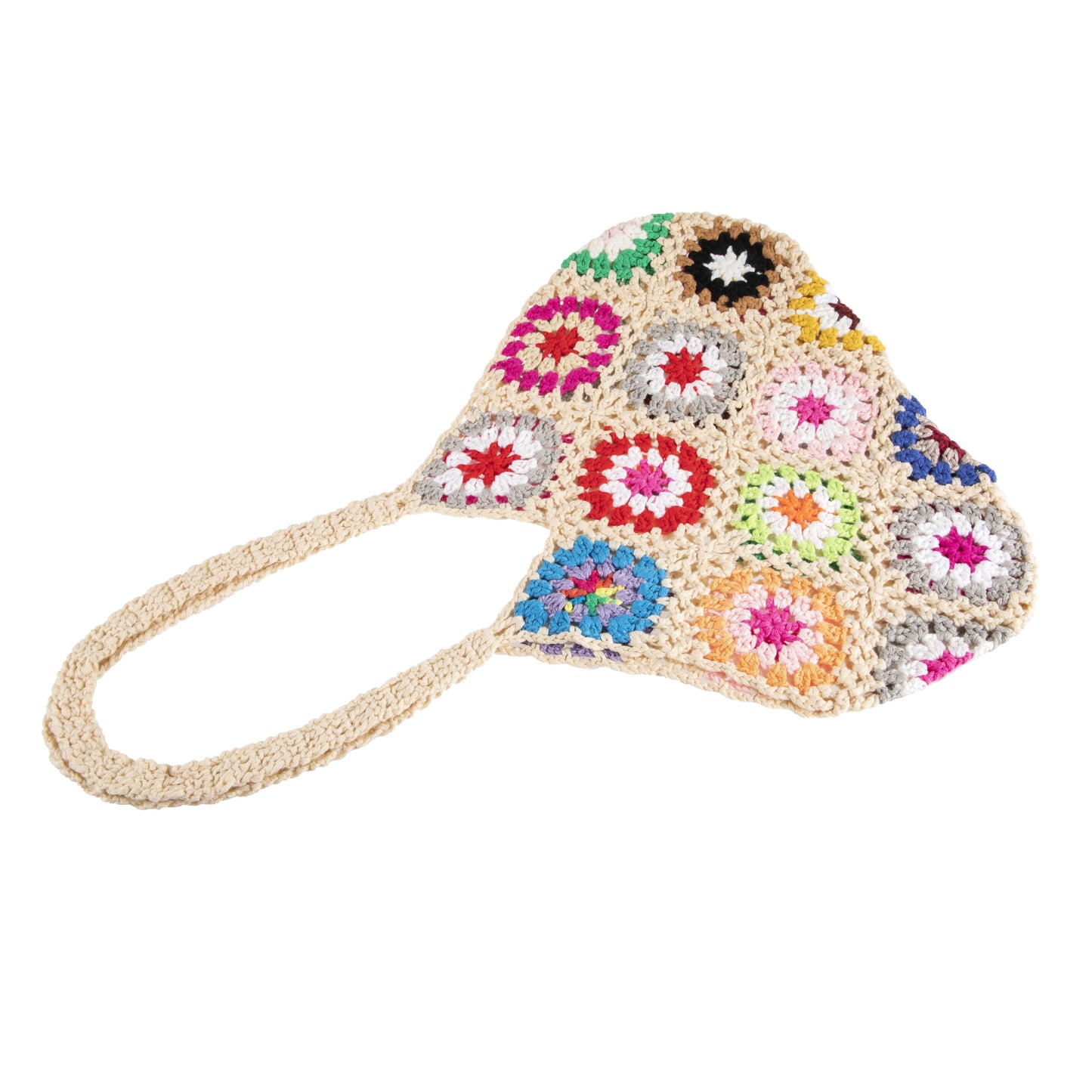 Crochet Flower Handbag