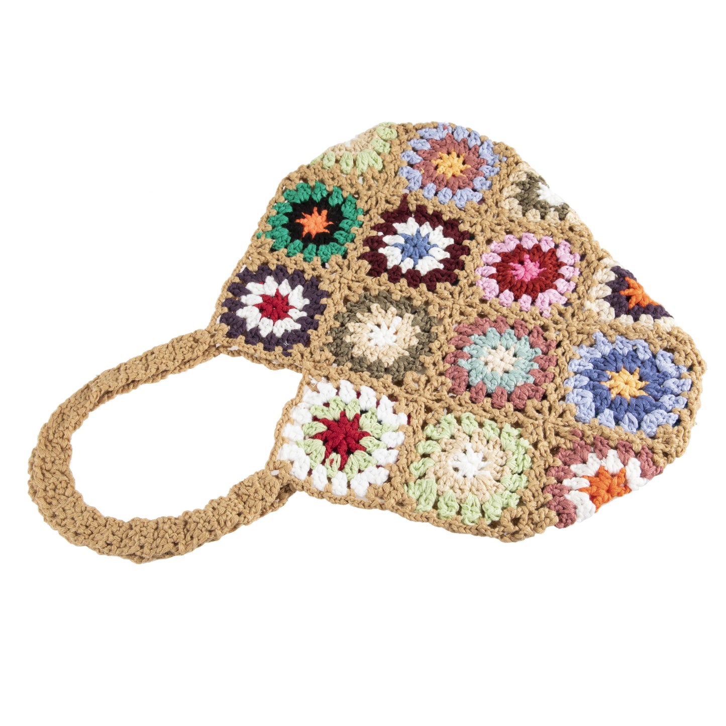 Crochet Flower Handbag