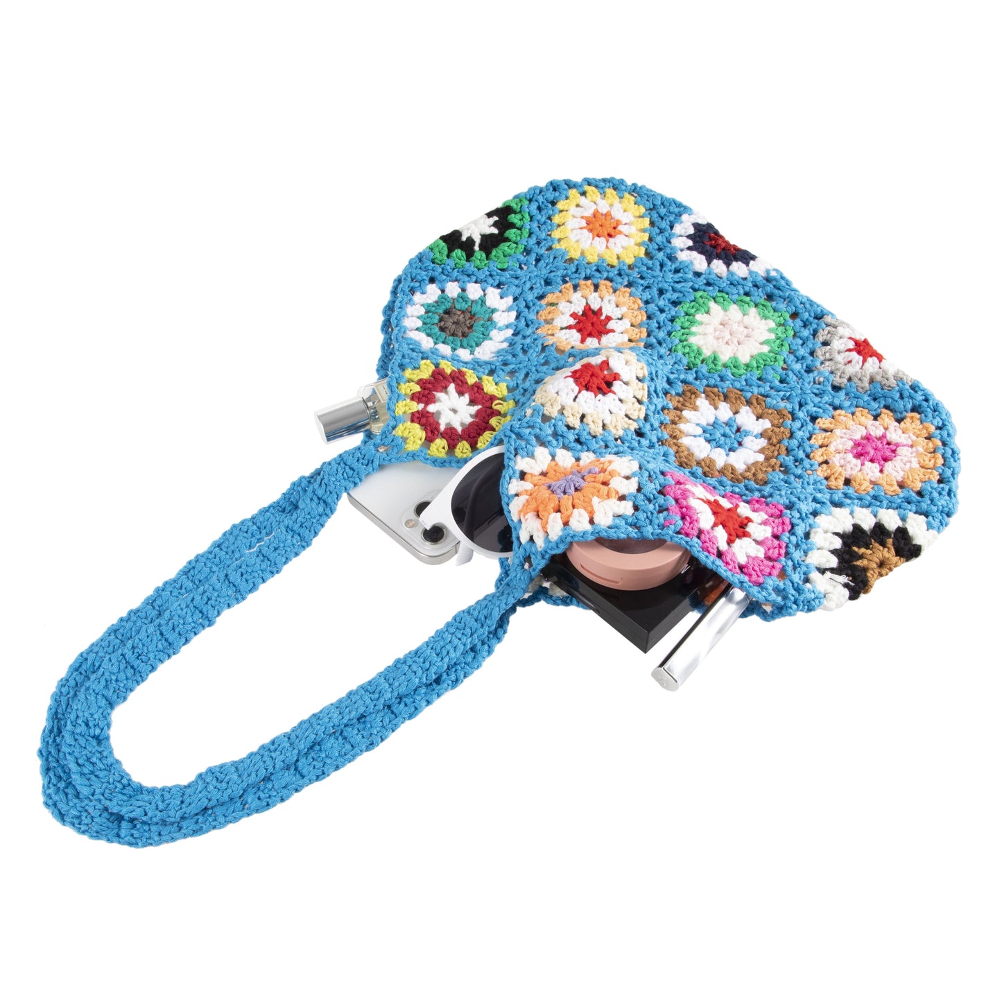 Crochet Flower Handbag