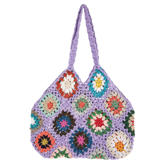 Crochet Flower Handbag