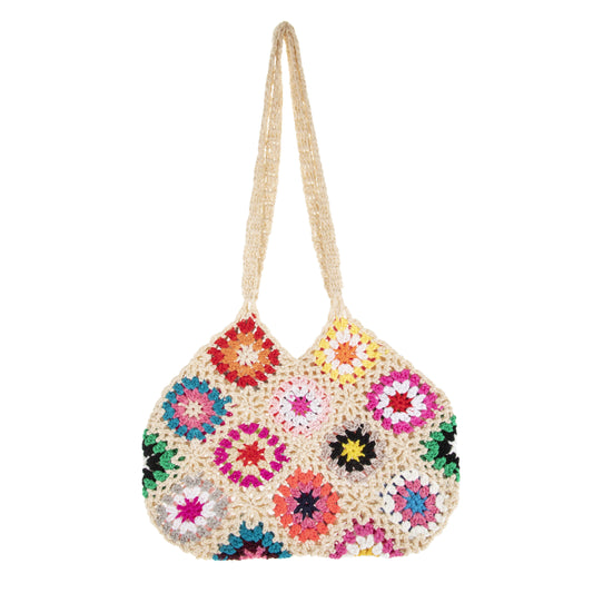 Crochet Flower Handbag