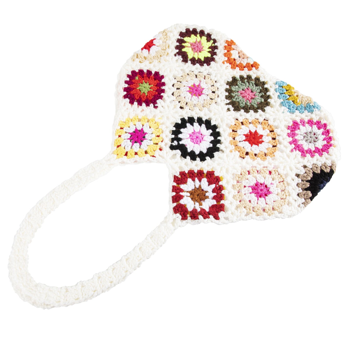 Crochet Flower Handbag