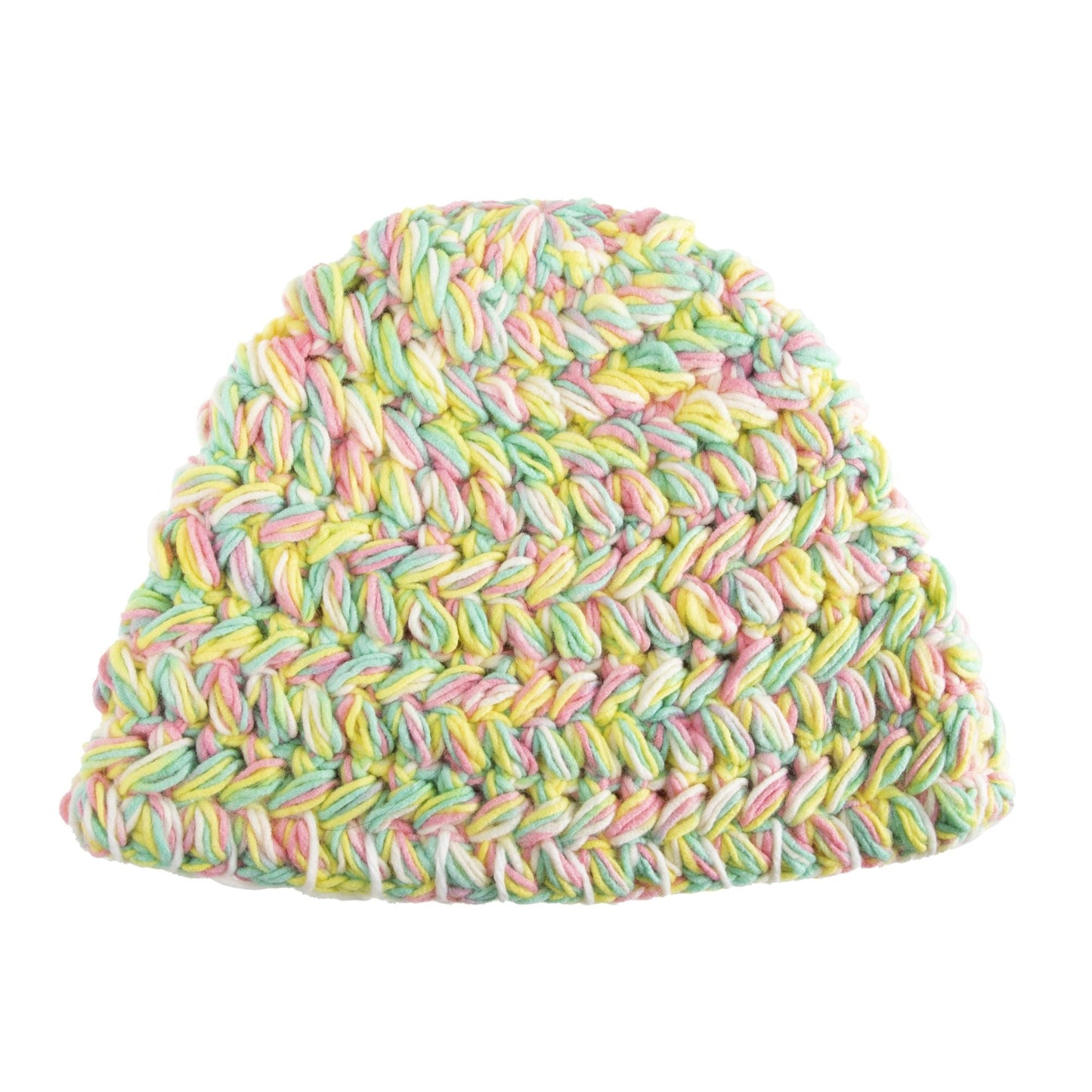 Thick Crochet Hat Yellow