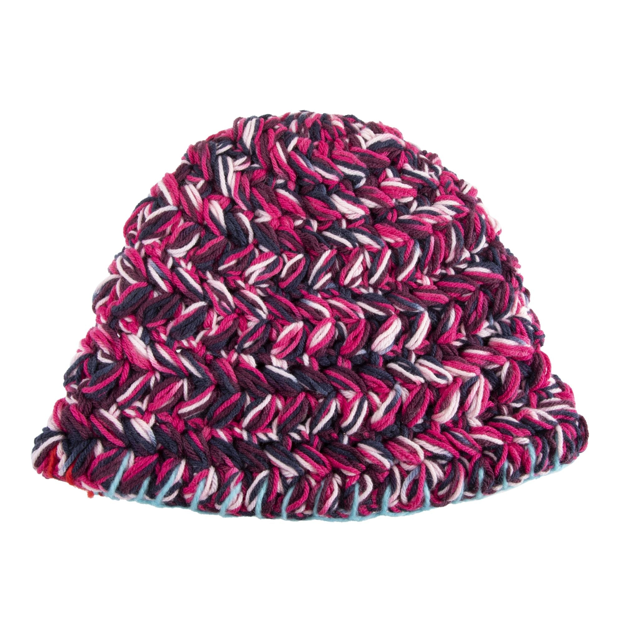 Thick Crochet Hat Pink