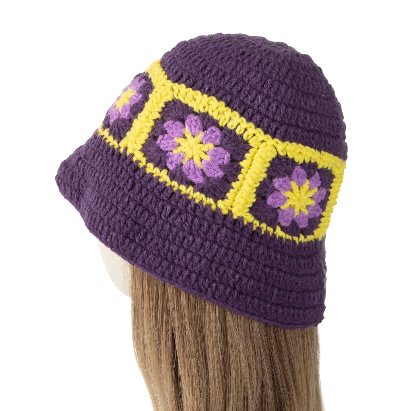 Crochet Hat Purple