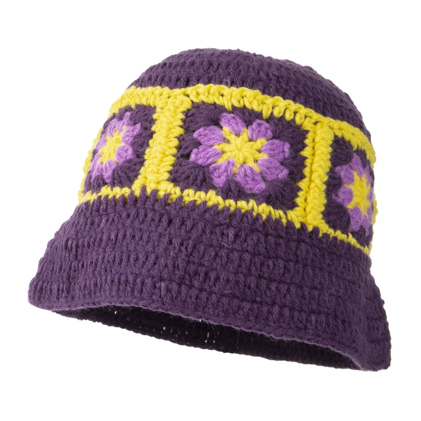 Crochet Hat Purple