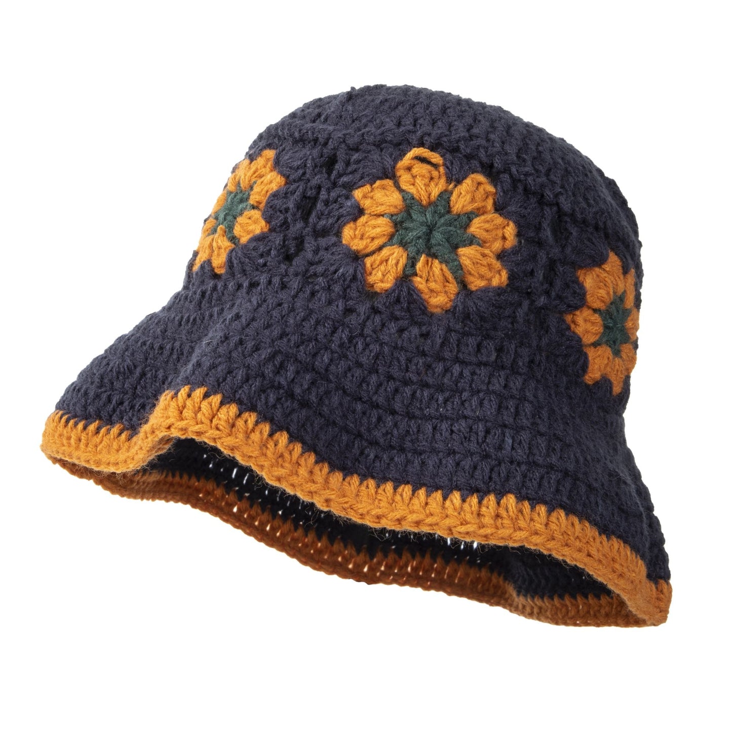 Crochet Hat Dark Blue