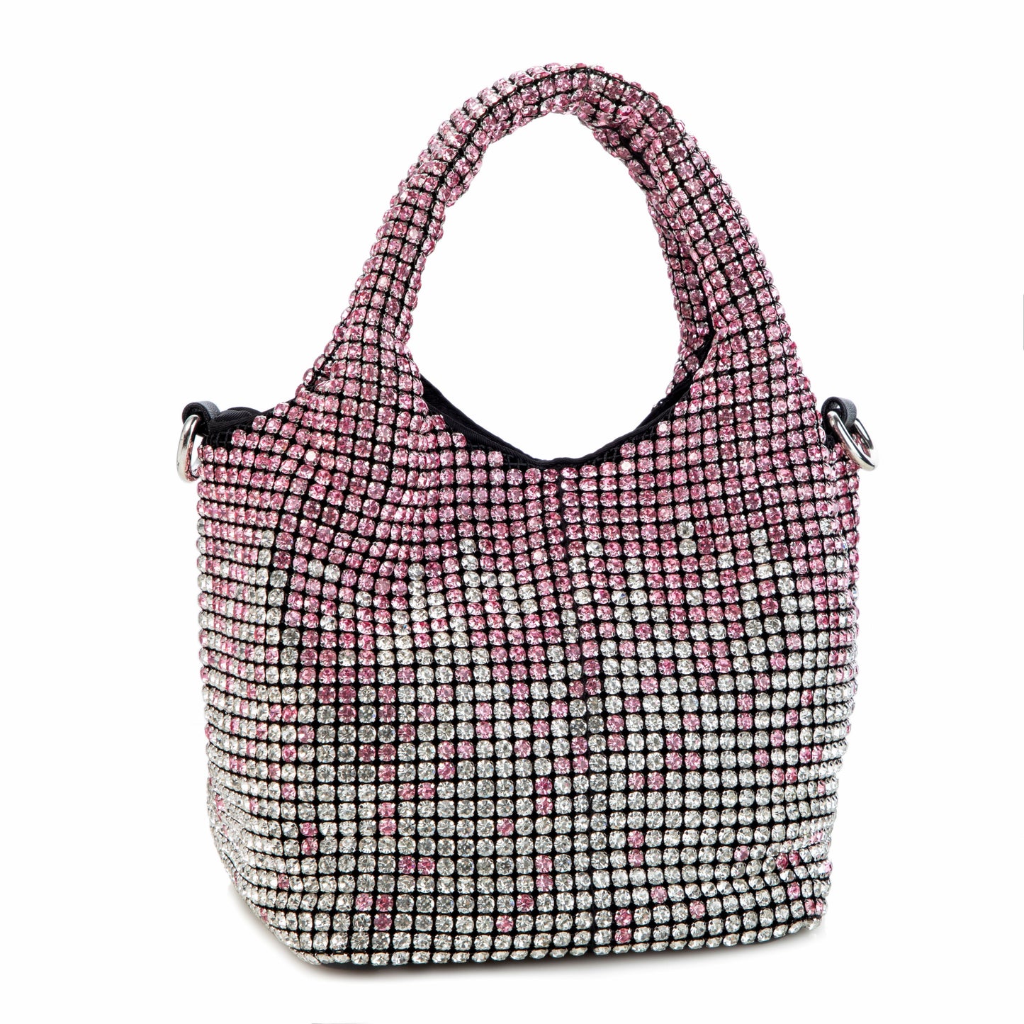 Rhinestone Gradient Pink Tote