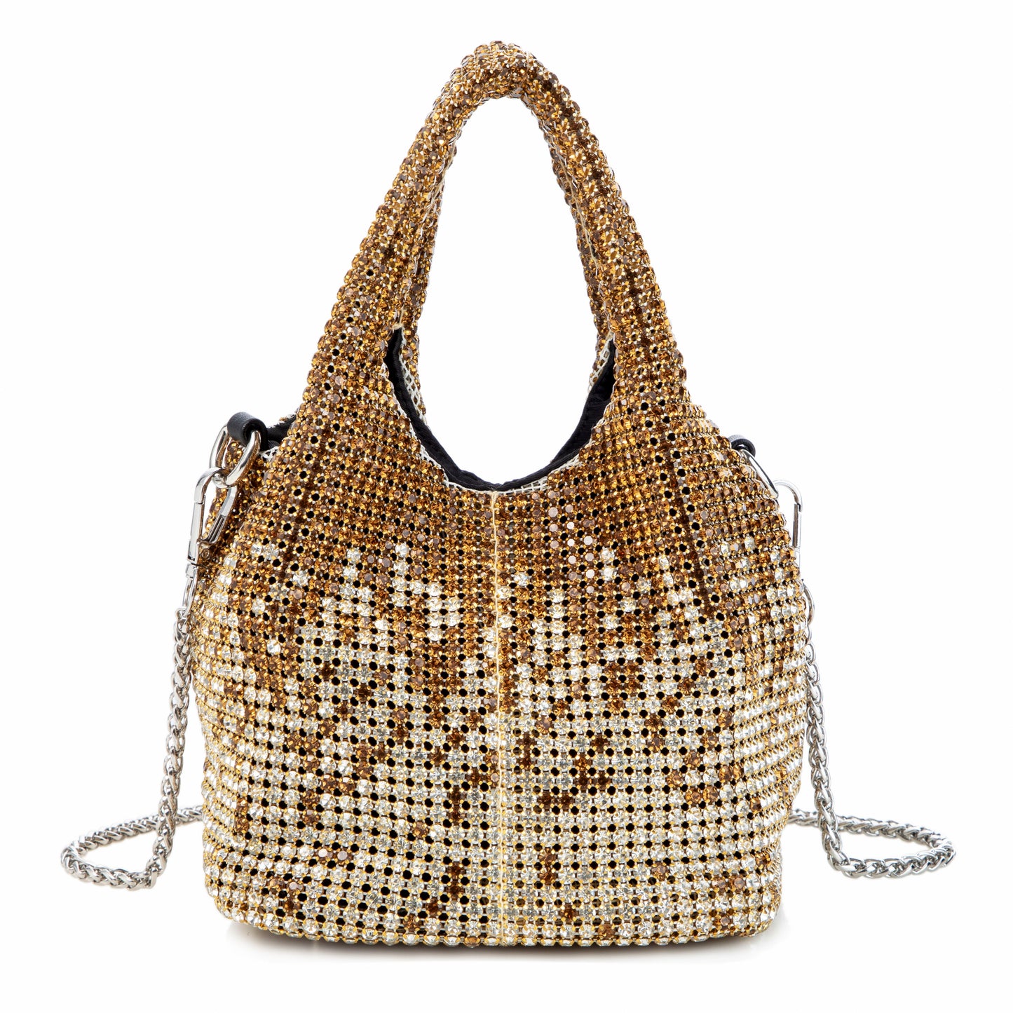 Rhinestone Gradient Gold Tote