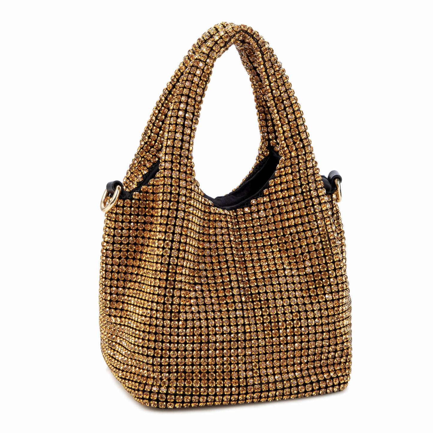 Rhinestone Gradient Brown Tote