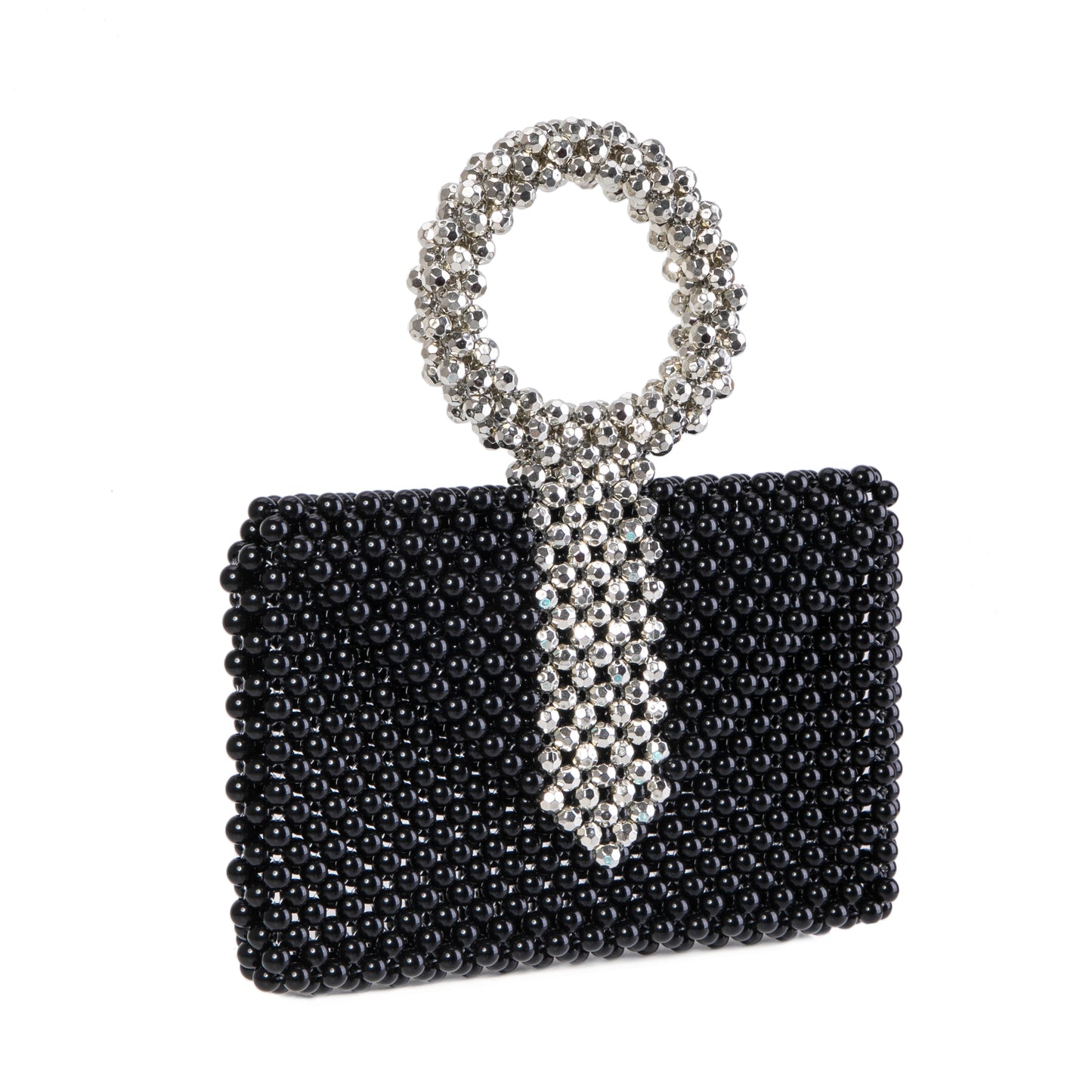 Matte Silver Key Clutch