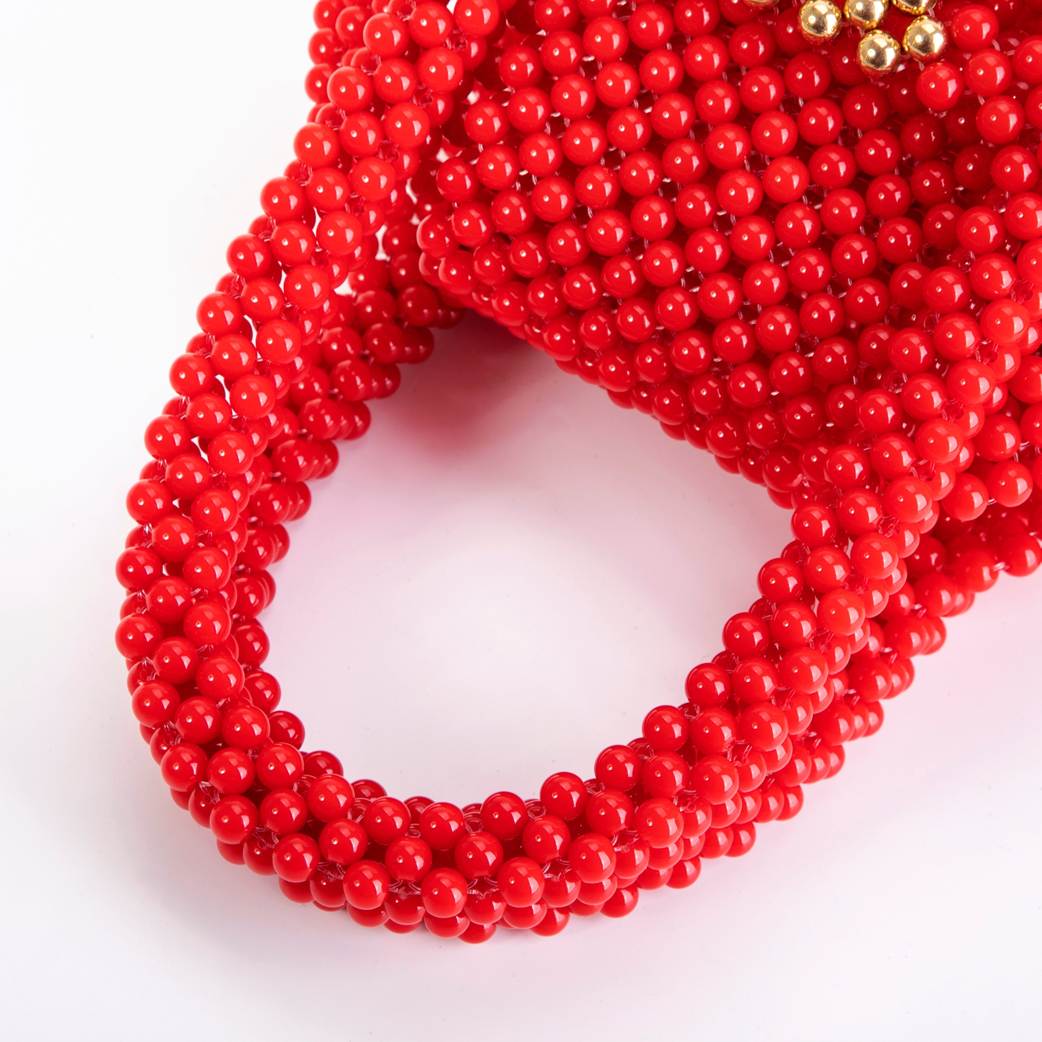 ゴールドスティックレッドクラッチ