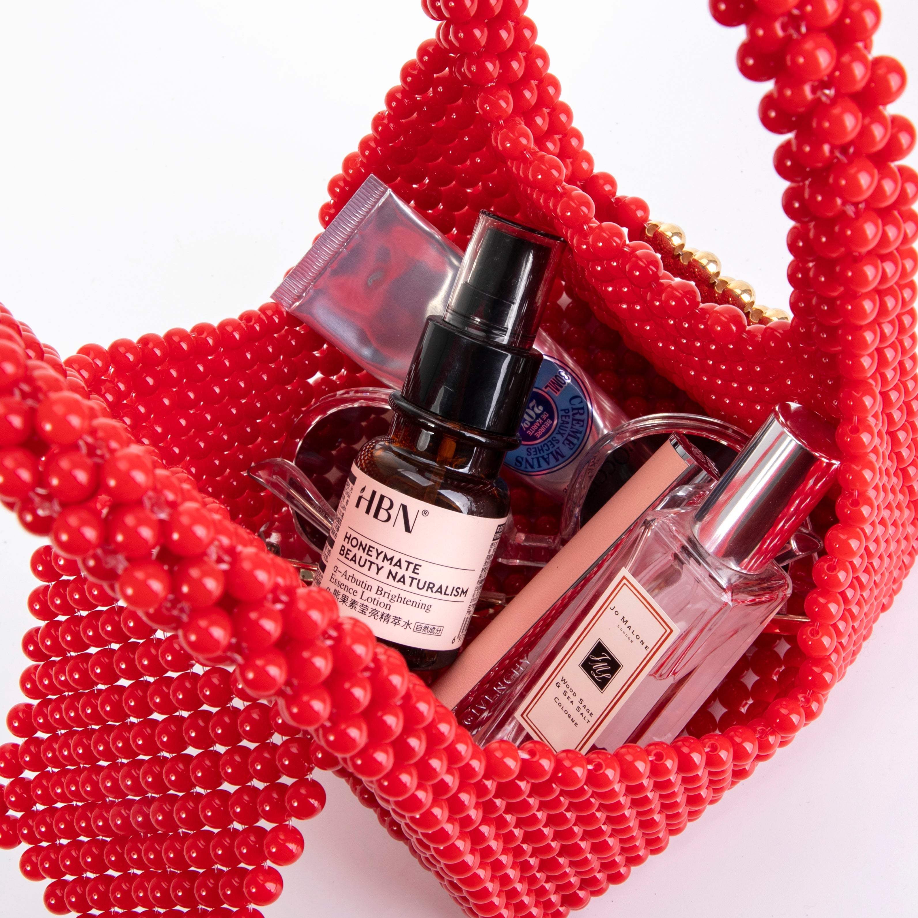 ゴールドスティックレッドクラッチ