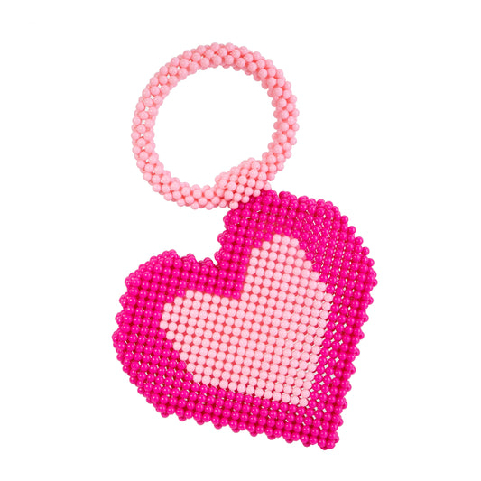 Pink Heart Handbag