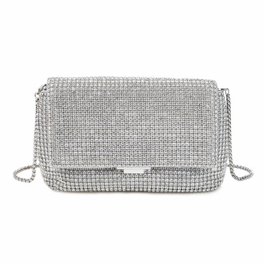 Rhinestone Crystal White WOC