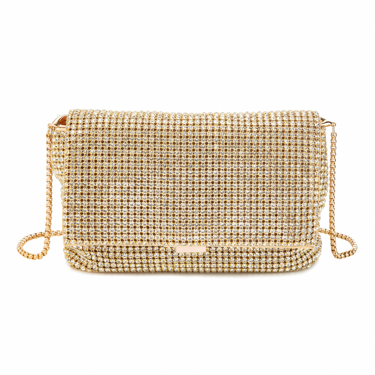 Rhinestone Crystal Gold WOC