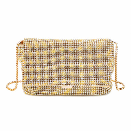 Rhinestone Crystal Gold WOC