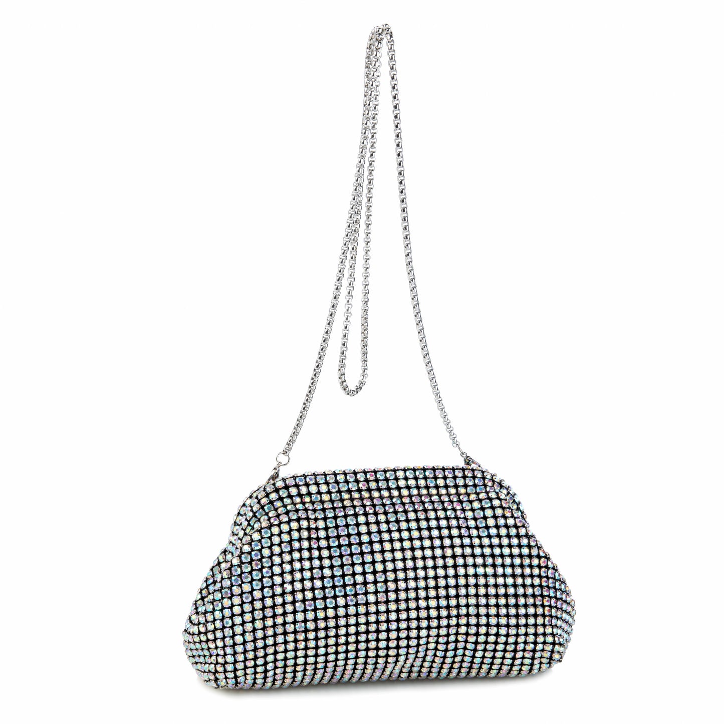 Rhinestone Iridescent Shoulder Bag